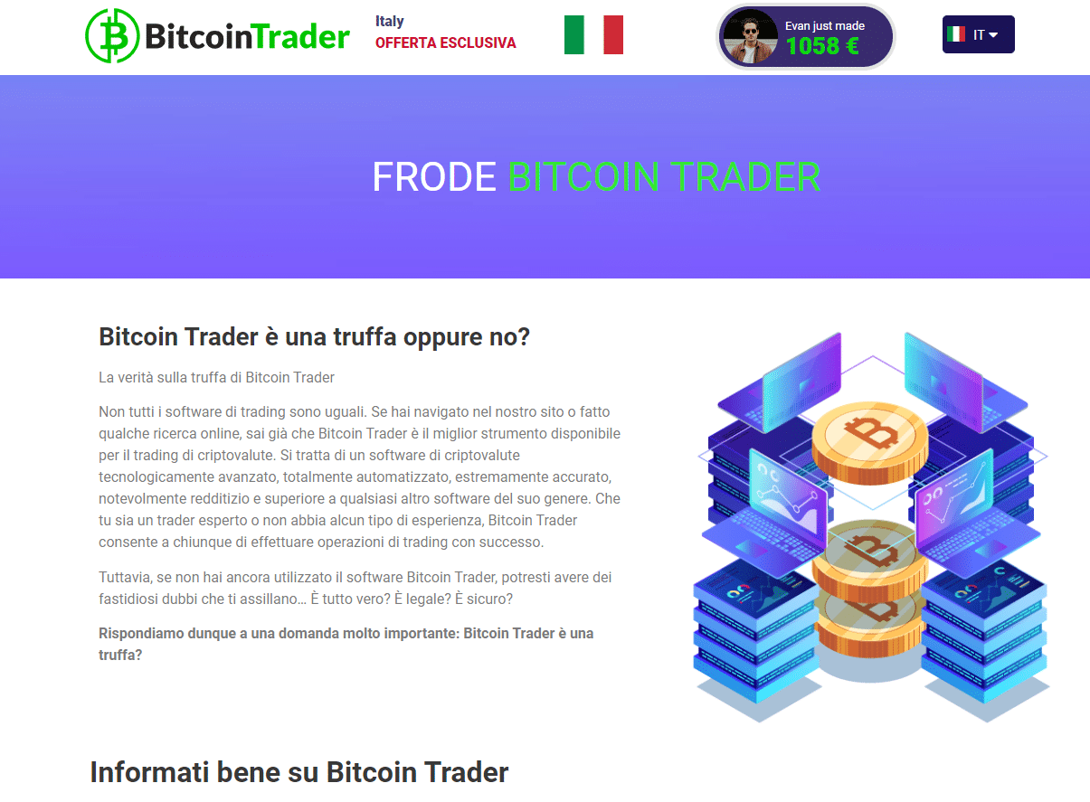 la verità su Bitcoin Trader