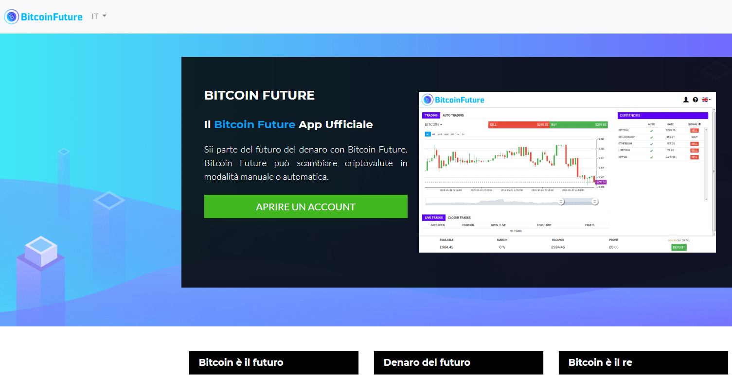 home page bitcoin future